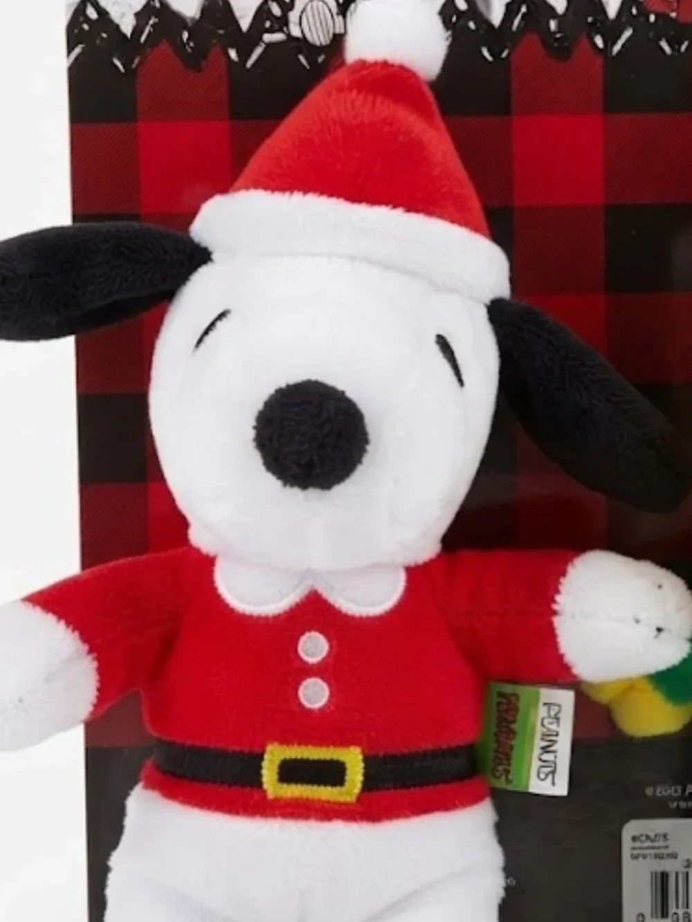 Peanuts 2-Pack Holiday Plush Dog Toy Set (Snoopy & Woodstock)